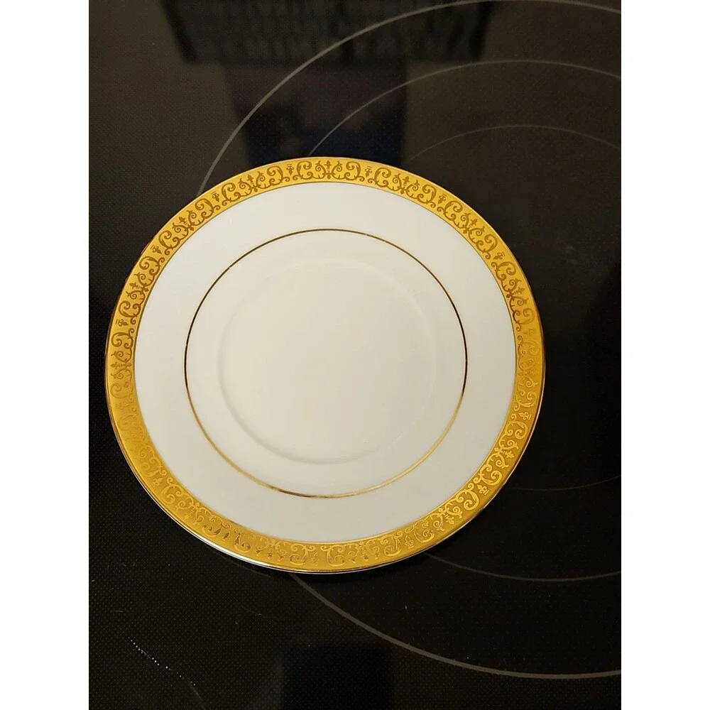 Vintage Royal Gallery Golden Buffet 22K Gold Rimmed Saucer Only Near Mint